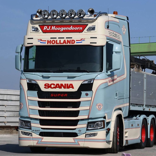 [75156951-7] XL Sunvisor 'THOR' for Scania NextGen 2017+ | Height 30cm 7 Lights
