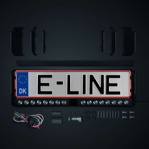 [5809447] Nuuk E-Line Duo DK LED Licence Plate Bar