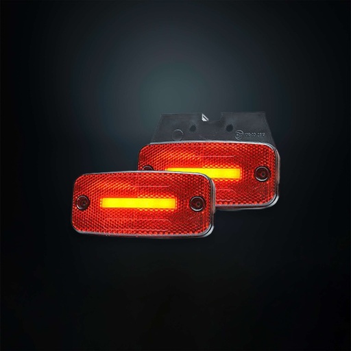 [5820131] LED Sidemarker Red "One line"