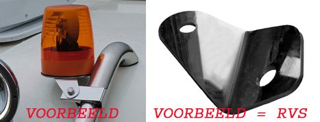 [82BABA] Aluminum Angle Mounting Plate for Beacon