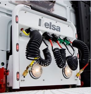 [82DAA03/6] Aluminum AirBar for DAF XF106 | 6 Red LEDs