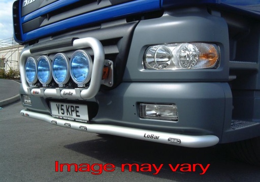 [82DLA03/A] Aluminium LoBar voor DAF CF65/75/85 2001+ - 5 Oranje LEDs