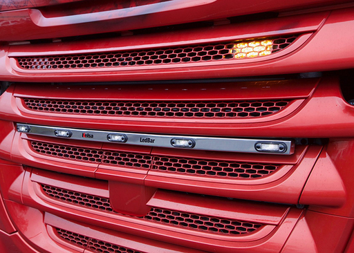 [82DLEDS01/W] Stainless Steel LedBar for DAF XF106 & CF Euro 6 | 5 White LEDs