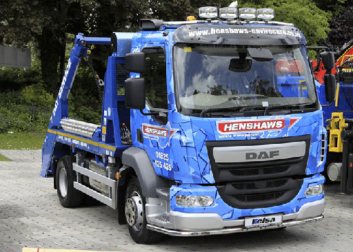 [82DLS11/W] St. Steel LoBar for DAF LF Euro 6 | 12-16t GVW | 5 White + 2 Amber LEDs