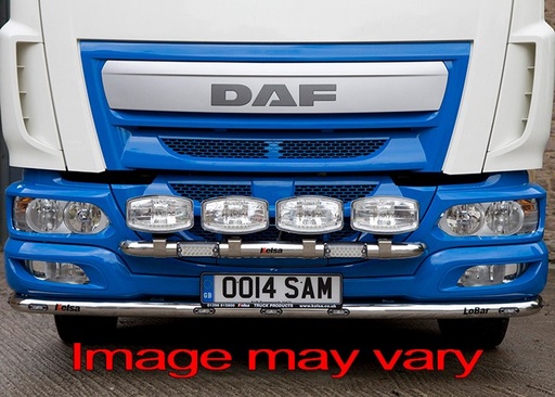 [82DLS10/W] LoBar St. Steel for DAF LF Euro 6 | 7.5-10t GVW | 5 White & 2 Amber LED