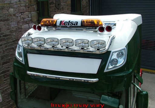 [82DTA01] Aluminium BeaconBar voor DAF XF105 & 106 Super Space Cab