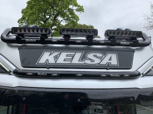 [82DVA20/A] Aluminium VisorBar voor NGD DAF XG+ | 5 Oranje LEDs