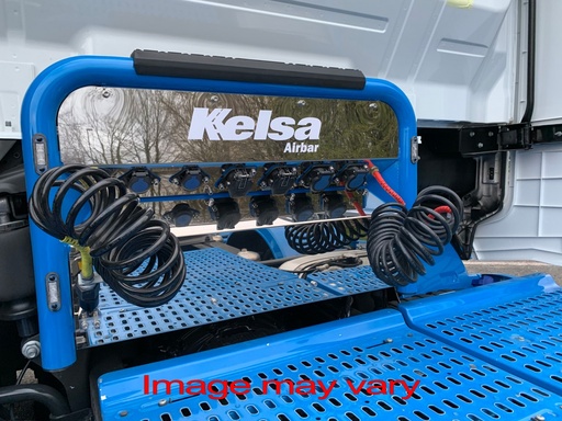 [82IAS20] AirBar RVS voor Iveco S-Way AS | 4 Rode LEDs