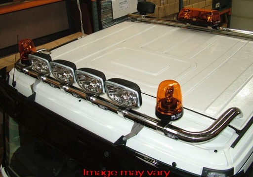 [82IHS03] TRAKKER 2008+ LAGE DAG/SLAAP CABINE HIBAR RVS