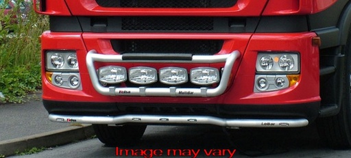 [82ILA05/W] Aluminium LoBar voor Iveco Stralis Cube 2007+ | 5 Witte LEDs