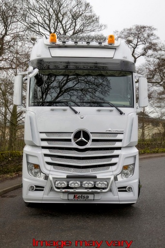 Aluminum HiBar for Mercedes Actros MP4 & MP5 GigaSpace | Drop-Down