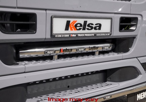 [82MBLEDS05/A] ACTROS MP3 LEDBAR MET 3 ORANJE LEDS RVS