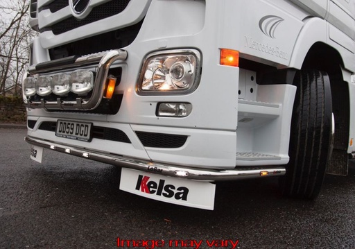 [82MBLS01/W] LoBar St. Steel for Mercedes ACTROS MP2 & MP3 - 5 White & 2 Amber LED