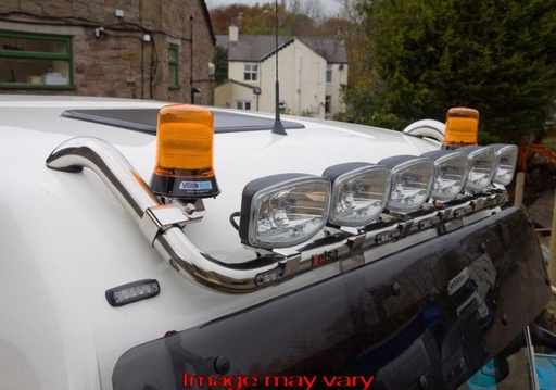 Stainless Steel HiBar for MAN TGA & TGX XXL Cab | Drop-Down