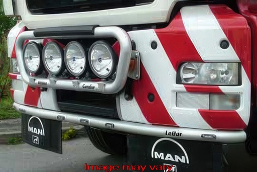 [82MLA03/W] LoBar Aluminum - MAN TGS Euro 5 with Construction Bumper - 5 White LED