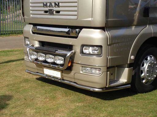 [82MLS01/7A] TGA LOBAR MET 7 ORANJE LEDS RVS