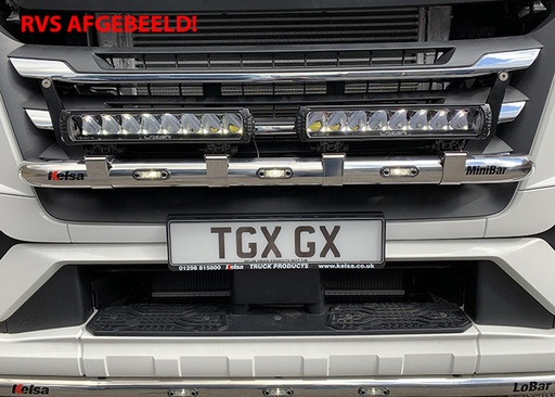 [82MMBA20] Aluminium MiniBar voor MAN TG3 GX & GM Cabine met Kunststof Bumper