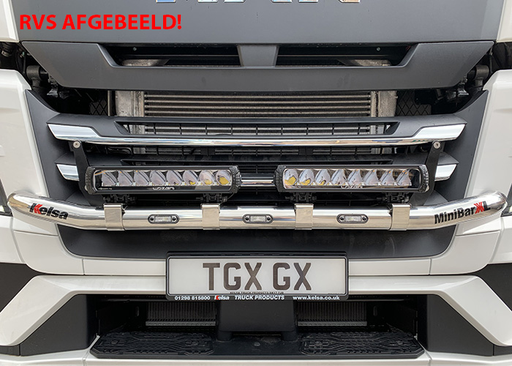 [82MMBA20XL] Aluminium MiniBar XL voor MAN TG3 GX & GM Cabine met Kunstof Bumper