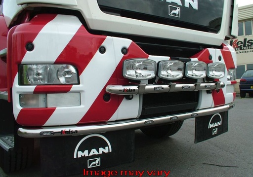 Aluminium MiniBar voor MAN TGA/TGX/TGS met Bouwbumper