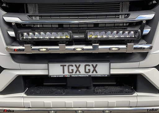 [82MMBS20] St. Steel MiniBar MAN 2020 TGX GX / GM Cab plastic bumper