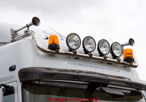 Aluminum HiBar for Renault Premium Privilege / High Roof Sleeper Cab | Drop-Down