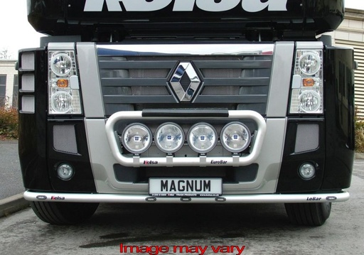 [82RLA01/W] Aluminium LoBar - Renault Magnum 2005+ witte LEDs