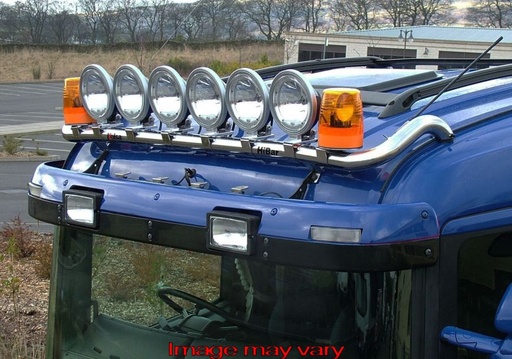 Stainless Steel HiBar for Scania 4/R Series Sleeper Cab | High Mounting