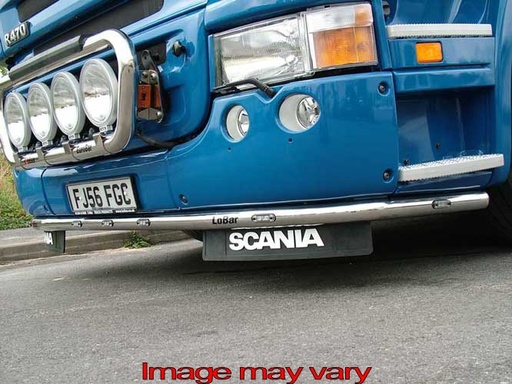[82SLA08/A] Aluminium LoBar voor Scania R1 met Hoge Bumper | 7 Oranje LEDs