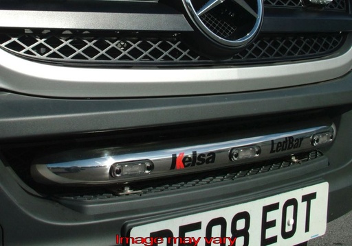 [82SPLEDS/A] Stainless Steel LedBar for Mercedes Sprinter 2007+ | 3 Amber LEDs