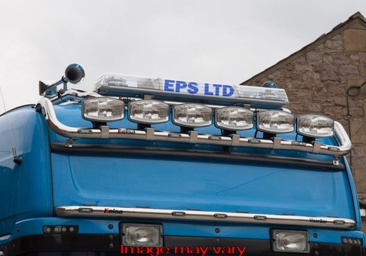 [82STS10] Stainless Steel BeaconBar for Scania 4 & R Series | Drop-Down