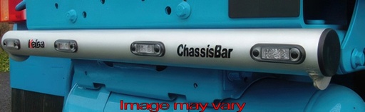 [82VCA03] Aluminum ChassisBar for Volvo FH 4x2 & 6x2 2002+ | Rear Mounted Batteries