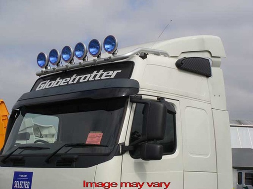 Aluminum HiBar for Volvo FM(X) up to 2021 Globetrotter & FH1/2/3 Globetrotter | Wide Model | Drop-Down
