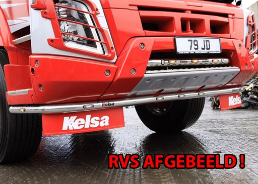 [82VLA09/W] Aluminum LoBar for Volvo FMX II | 5 White & 2 Amber LEDs