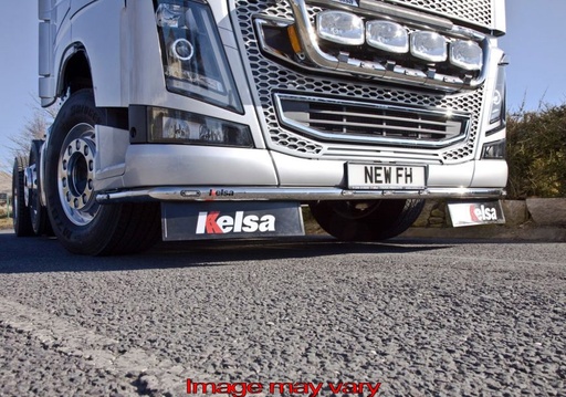 [82VLA20/W] Aluminum LoBar for Volvo FM/FH4 & 4B | 5 White & 2 Amber LEDs