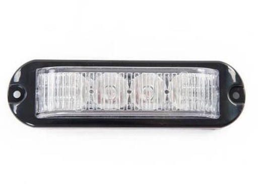 [5850145-W] 180° Flitser 4-LED - Wit