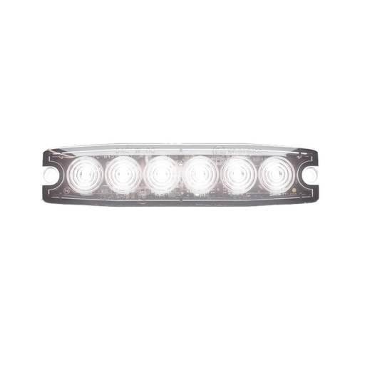 [4635013W] Ultradunne 6-LED Flitser - Wit