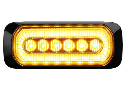 [4635014AA] ORANJE LED FLITSER MET ORANJE POSITIELICHT