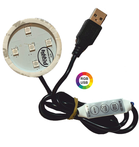 [500221] POPPY LED RGB mit USB-A