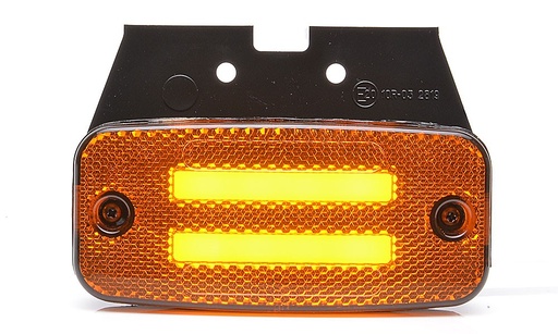 [5820137] LED Markeerlamp 'Two Lines' 12-24V - Oranje