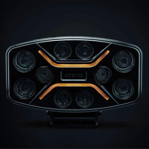 [5270698] Dark Knight Insane Oval Driving Light + Strobe