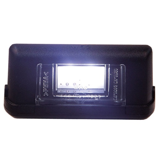 [5800032-S] 3-LED License Plate Light | Black