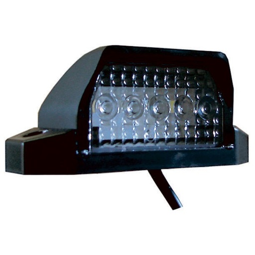 [5800033] IZE LED Kentekenplaatlicht 5-LED Zwart