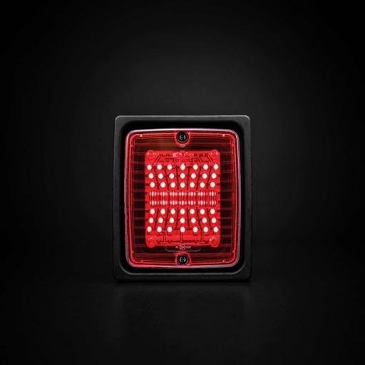 [5800109] IZELED Achterlicht met Rode Lens