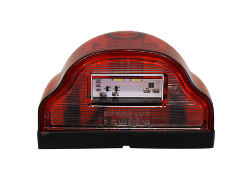 [5800029] LED Kentekenplaatlicht met Markeerlicht 12-24V | Rood