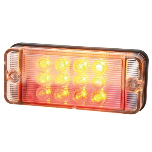 [5800272] LED 3-Kamer Achterlicht Mini met Helder Glas