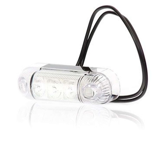[5800283] 3-LED Positielicht Opbouw 12-24V - Wit