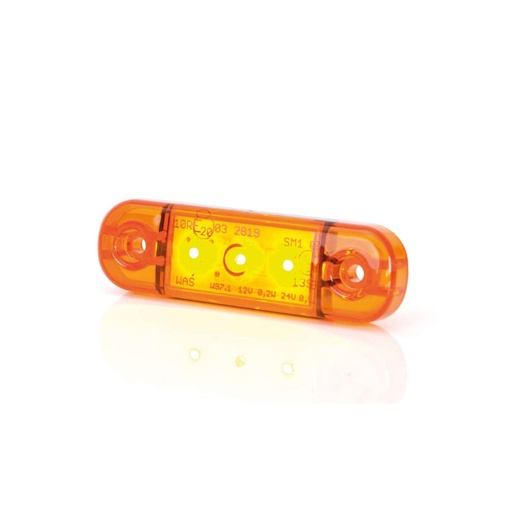 [5800340] WAS 3-LED Ultradun Positielicht 9-36V - Oranje