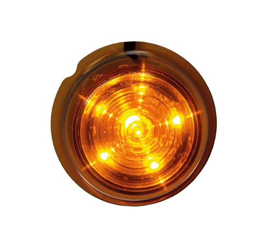 [5800400-2] Viking Led Unit Oranje met Oranje Lens 12/24V