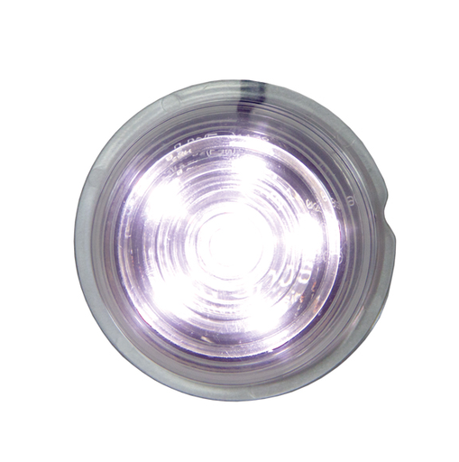[5800402] Viking LED Unit Wit met Heldere Lens 12/24V