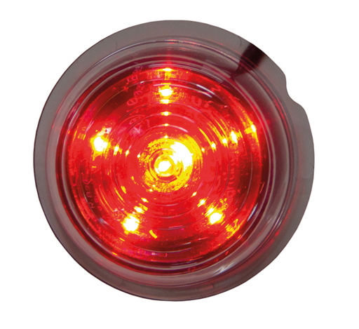 [5800407] Viking LED Unit Rood met Heldere Lens 12/24V